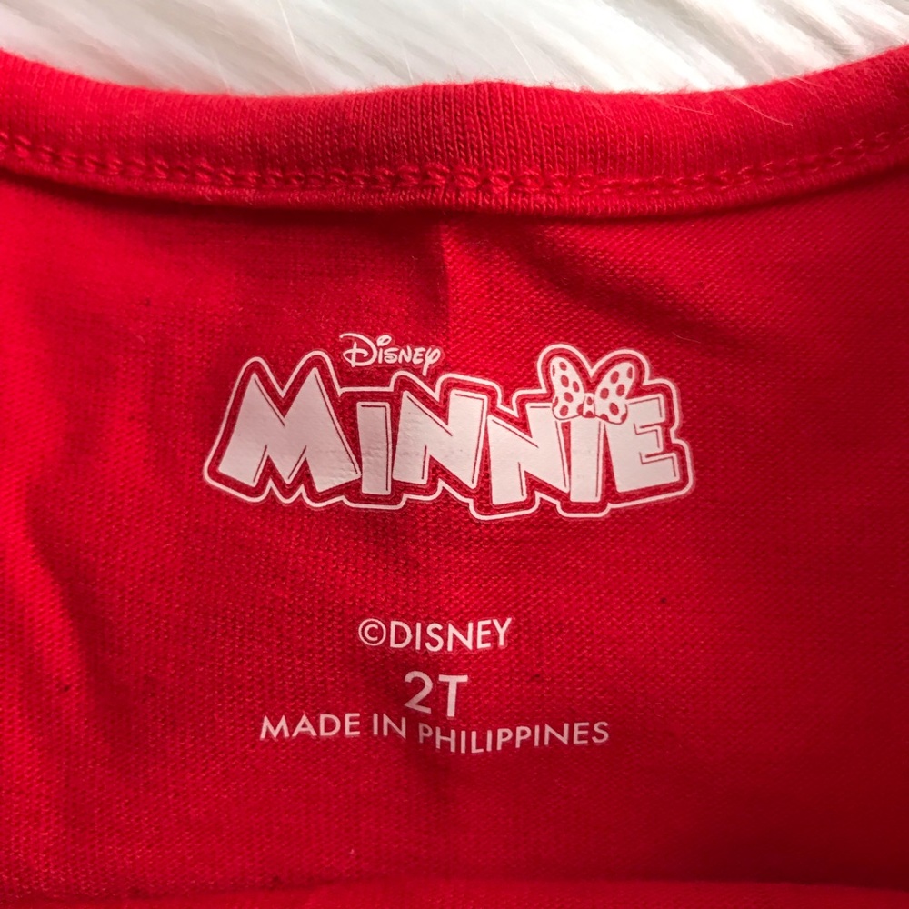 Disney Minnie Mouse Jersey Chiffon Polka Dot Dress - Picture 5 of 6